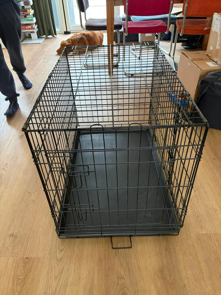 Honden bench, Dieren en Toebehoren, Ophalen, Zo goed als nieuw, 75 tot 110 cm, 65 tot 100 cm
