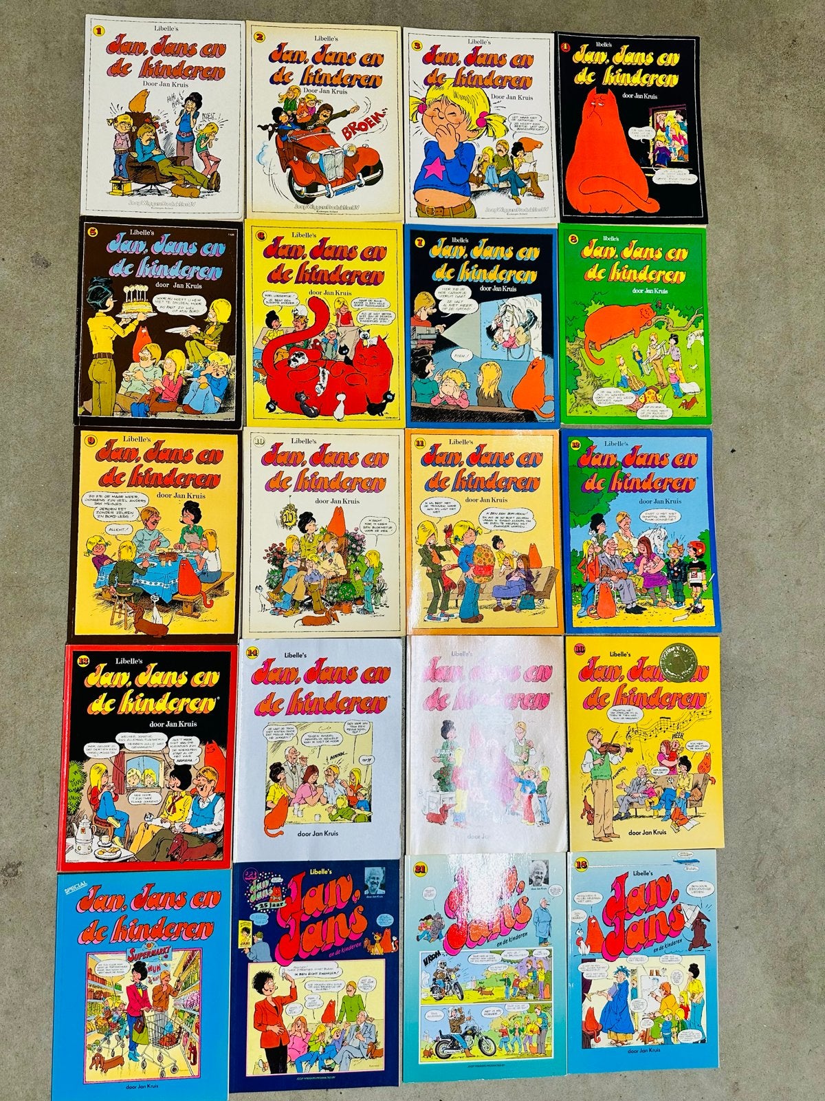 Jan, Jans en de Kinderen stripboeken - Gesigneerd, Meerdere stripboeken, Ophalen, Gelezen