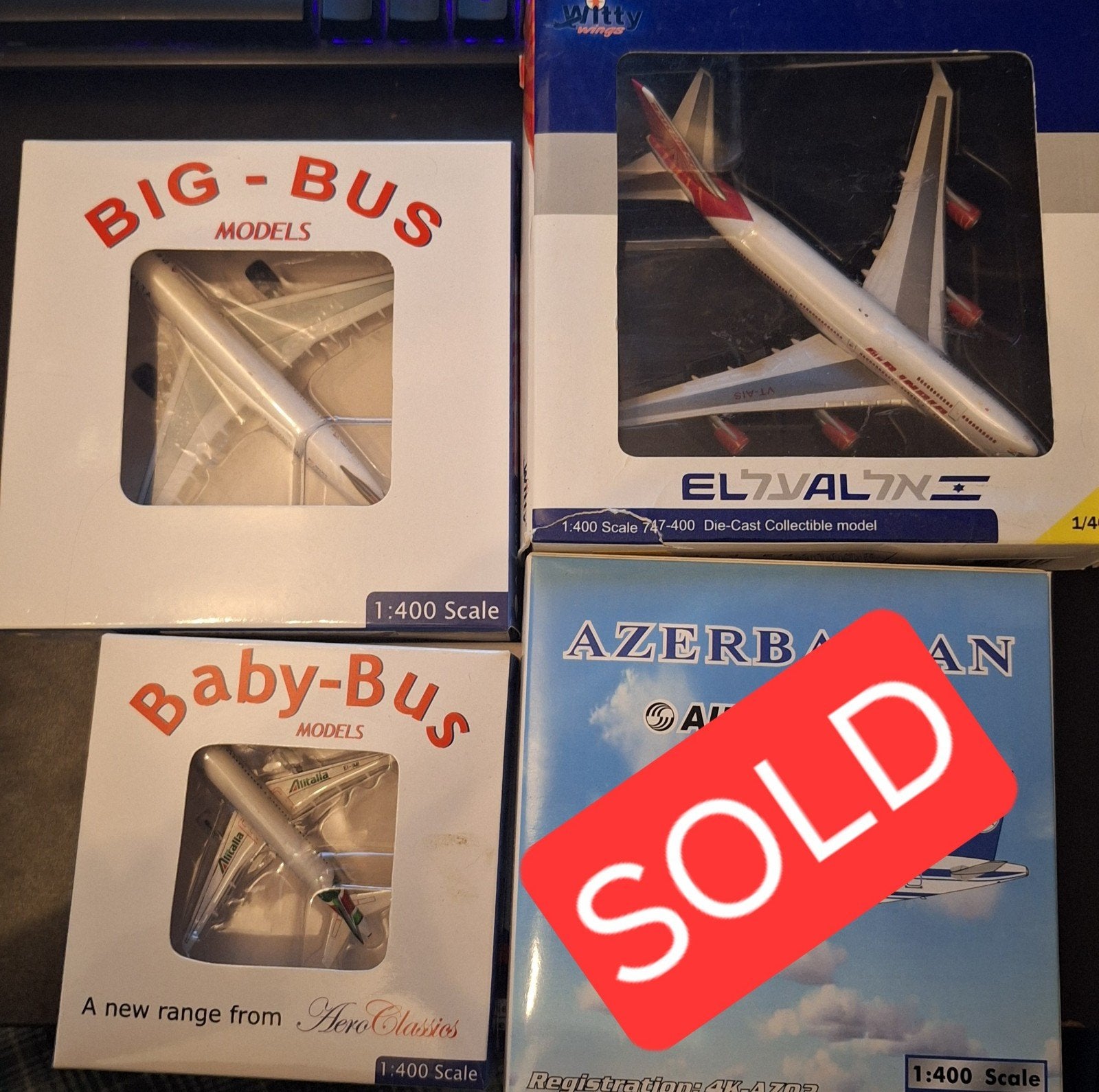 Diverse 1/400 modellen te koop., Verzamelen, Luchtvaart en Vliegtuigspotten, Zo goed als nieuw, Schaalmodel, Ophalen of Verzenden