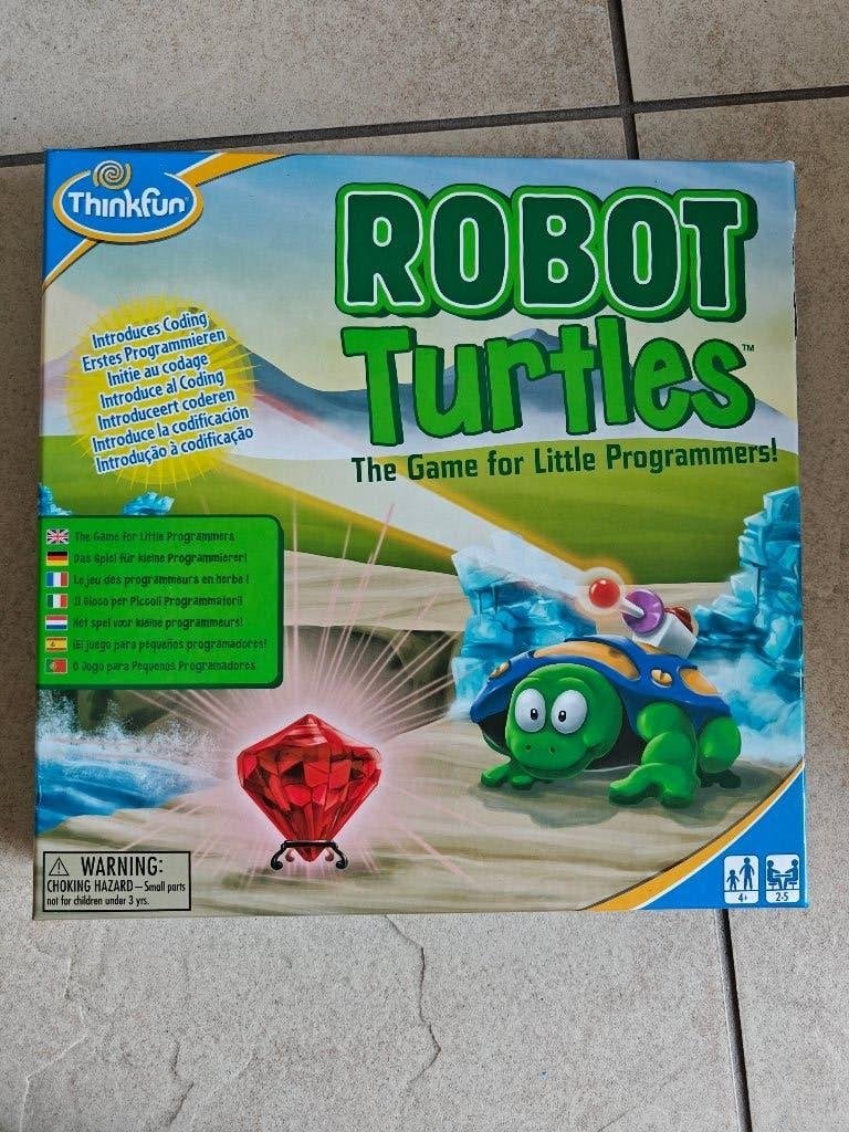 Spel robot turtles - leren programmeren, Een of twee spelers, Ophalen of Verzenden, Gebruikt, ThinkFun