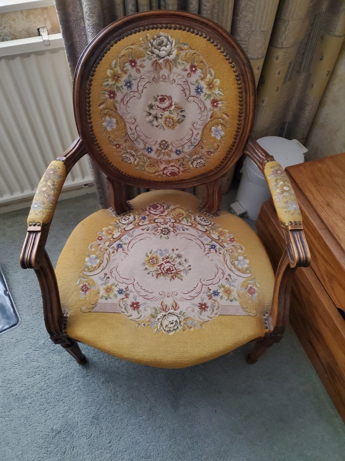 Antieke Louis xv stoel, Ophalen