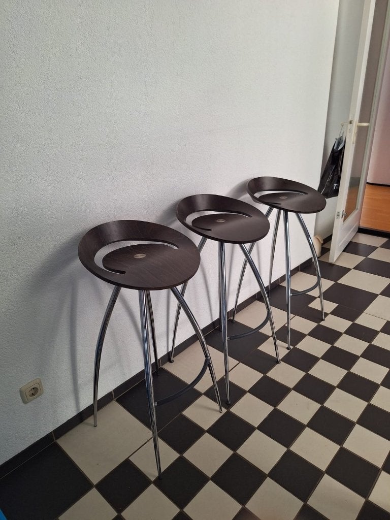 3 Barkrukken merk LYRA, Ophalen, 60 tot 90 cm, Zo goed als nieuw, 3 krukken
