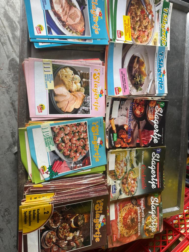 Diverse jaargangen van het slagertje, Ophalen, Gelezen