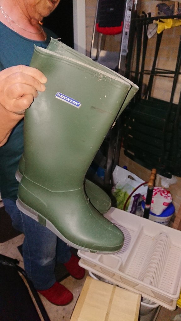 Regenlaarzen dunlop maat 42, Kleding | Heren, Ophalen, Overige kleuren, Regenlaarzen, Gedragen