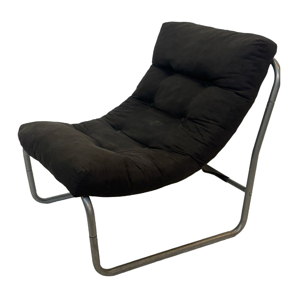 Vintage Fauteuil buisframe ikea Pixi design jaren 80, Vintage, Gebruikt, Vintage, 75 tot 100 cm