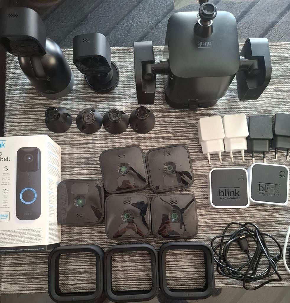 Blink draadloze HD camera's complete set, indoor en outdoor, Ophalen of Verzenden