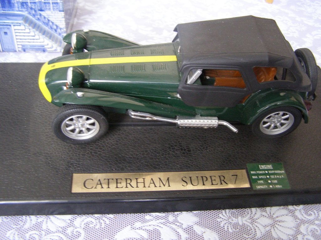 Mooie modelauto Lotus Caterham Super 7 uit 1972, schaal 1:18, Ophalen of Verzenden, Zo goed als nieuw, Auto, Overige merken