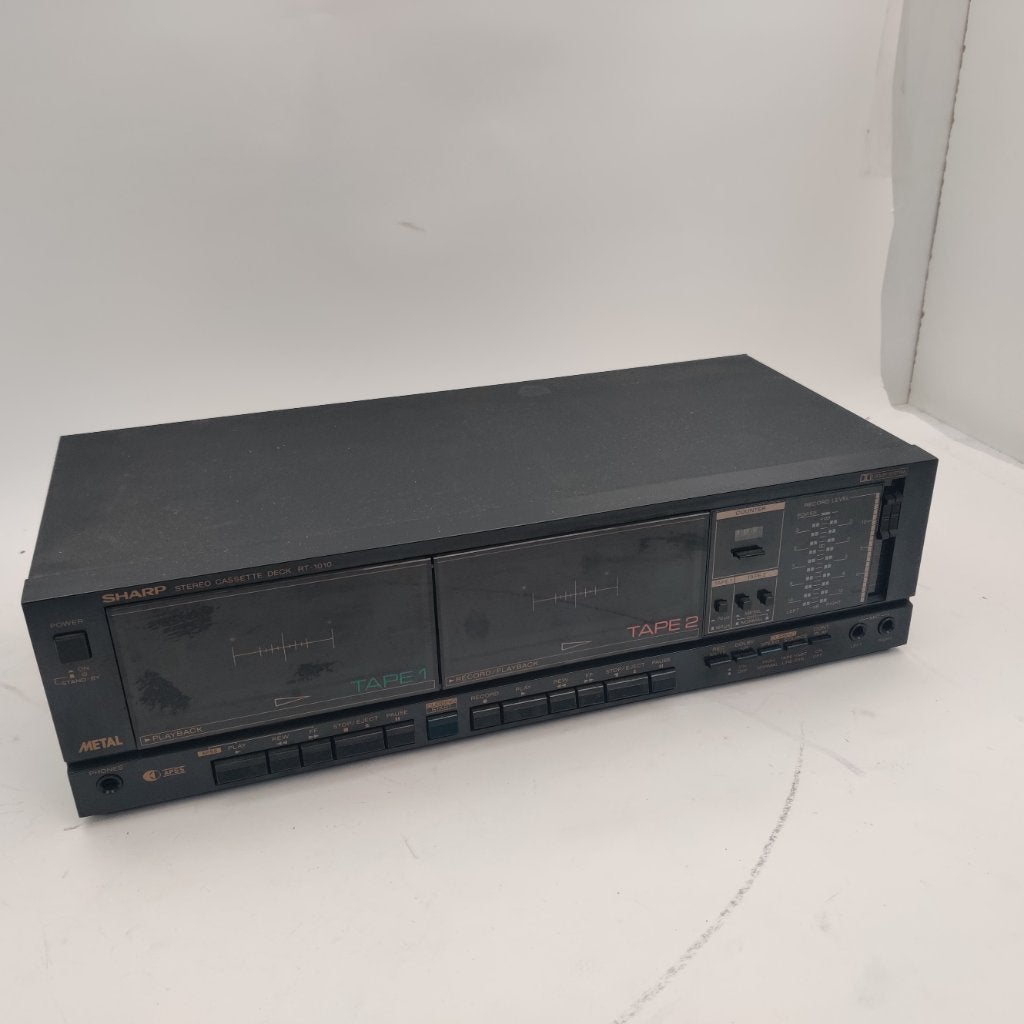Sharp Stereo Cassette Deck RT-1010 ( Werkt Perfect!) €89.99, S, S, S, Ophalen
