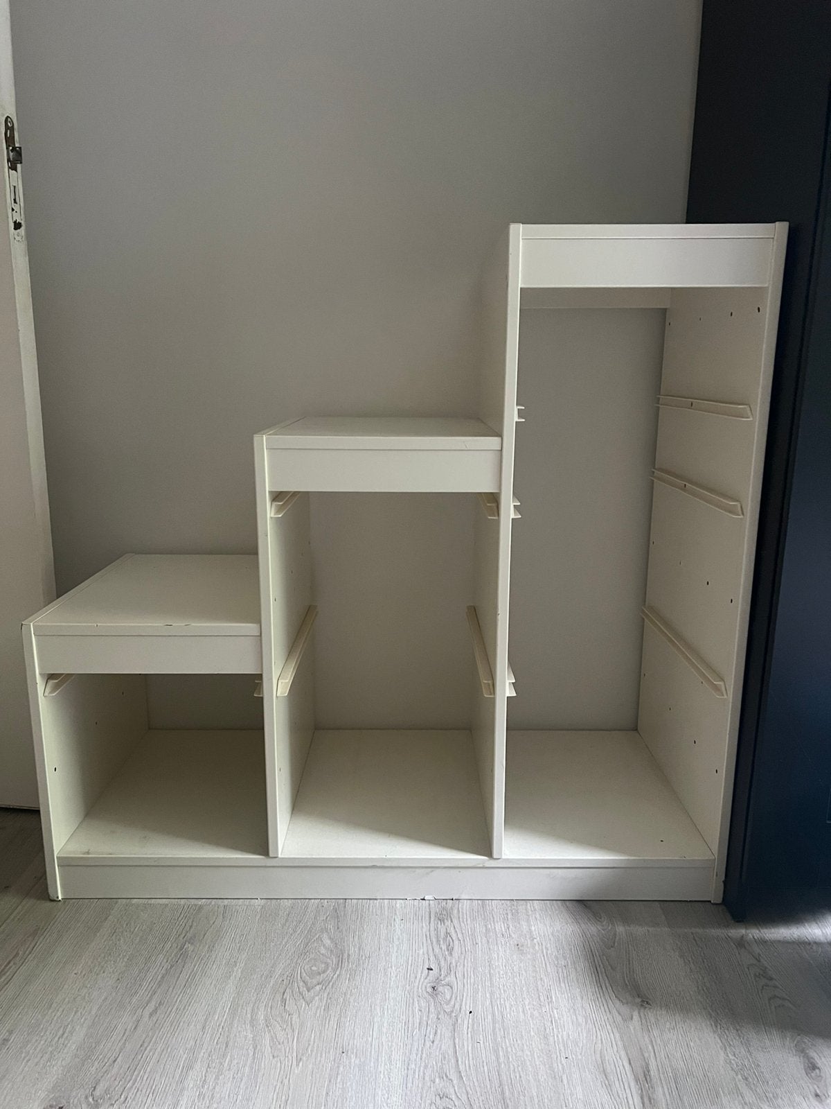 Trofast ikea kastje wit, trapvorm, Ophalen, Gebruikt, Minder dan 150 cm, Minder dan 100 cm