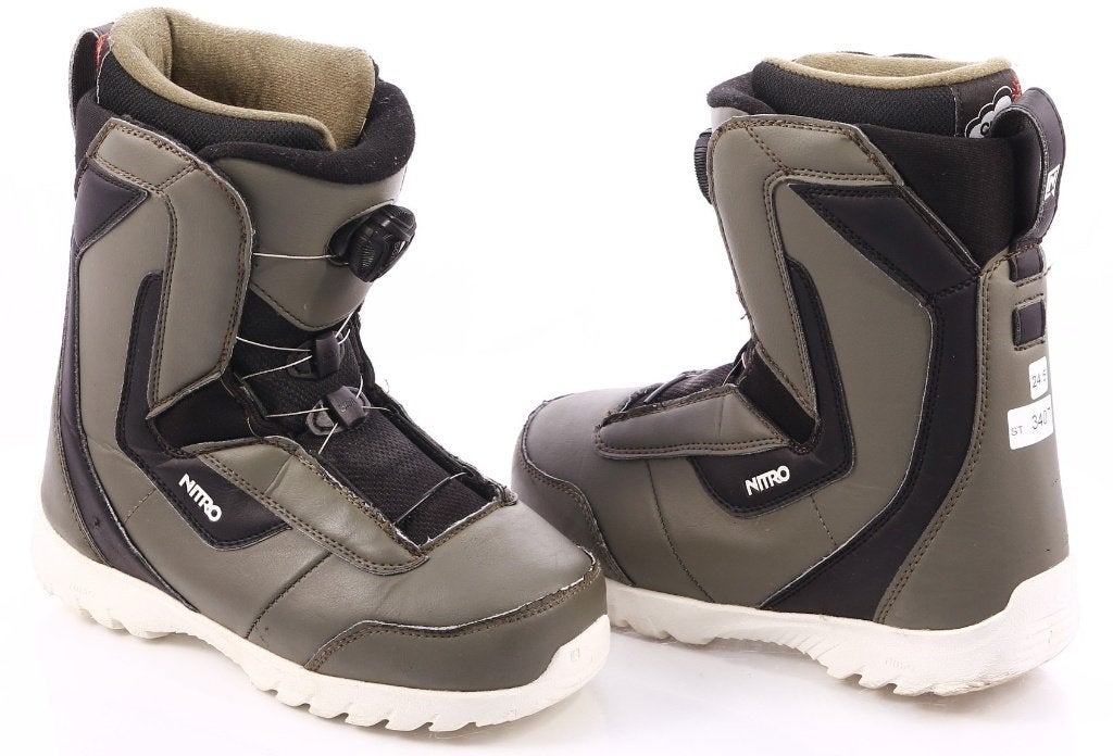 36 37 38,5 EU kinder snowboard schoenen NITRO DROID BOA, Verzenden, Gebruikt, Schoenen