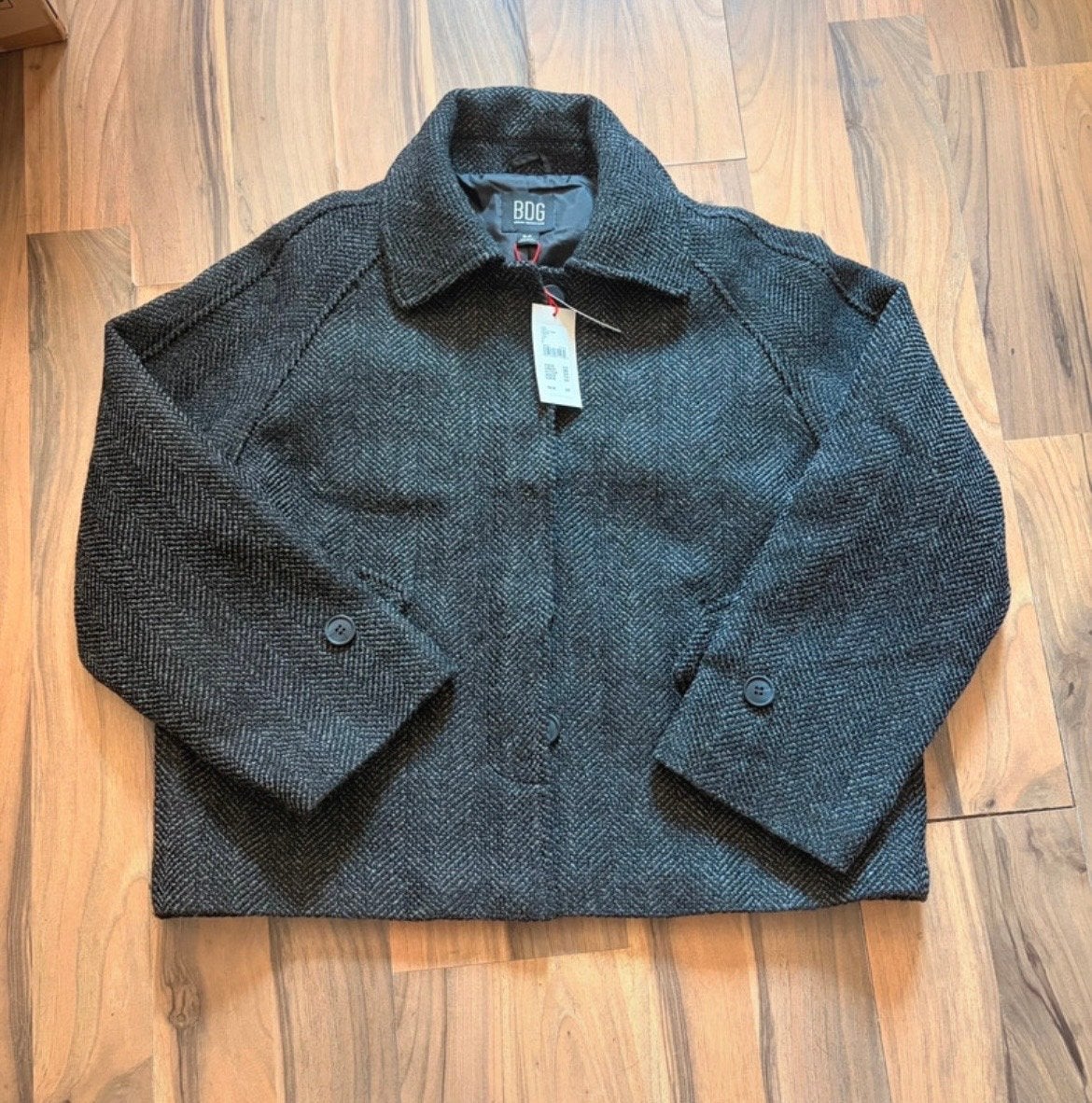 BDG Urban Outfitters wollen jas - Nieuw met kaartjes, Ophalen of Verzenden, Nieuw, Maat 36 (S), Grijs