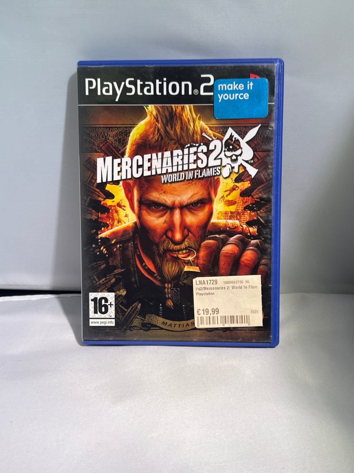 Mercenaries 2: World in Flames PS2, Spelcomputers en Games, Avontuur en Actie, Gebruikt, 1 speler, Ophalen of Verzenden