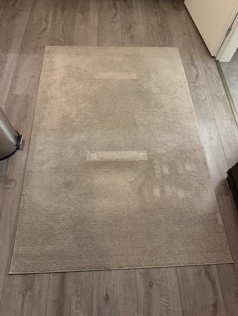 Vloerkleed, Crème, 100 tot 150 cm, Vierkant, 200 cm of meer