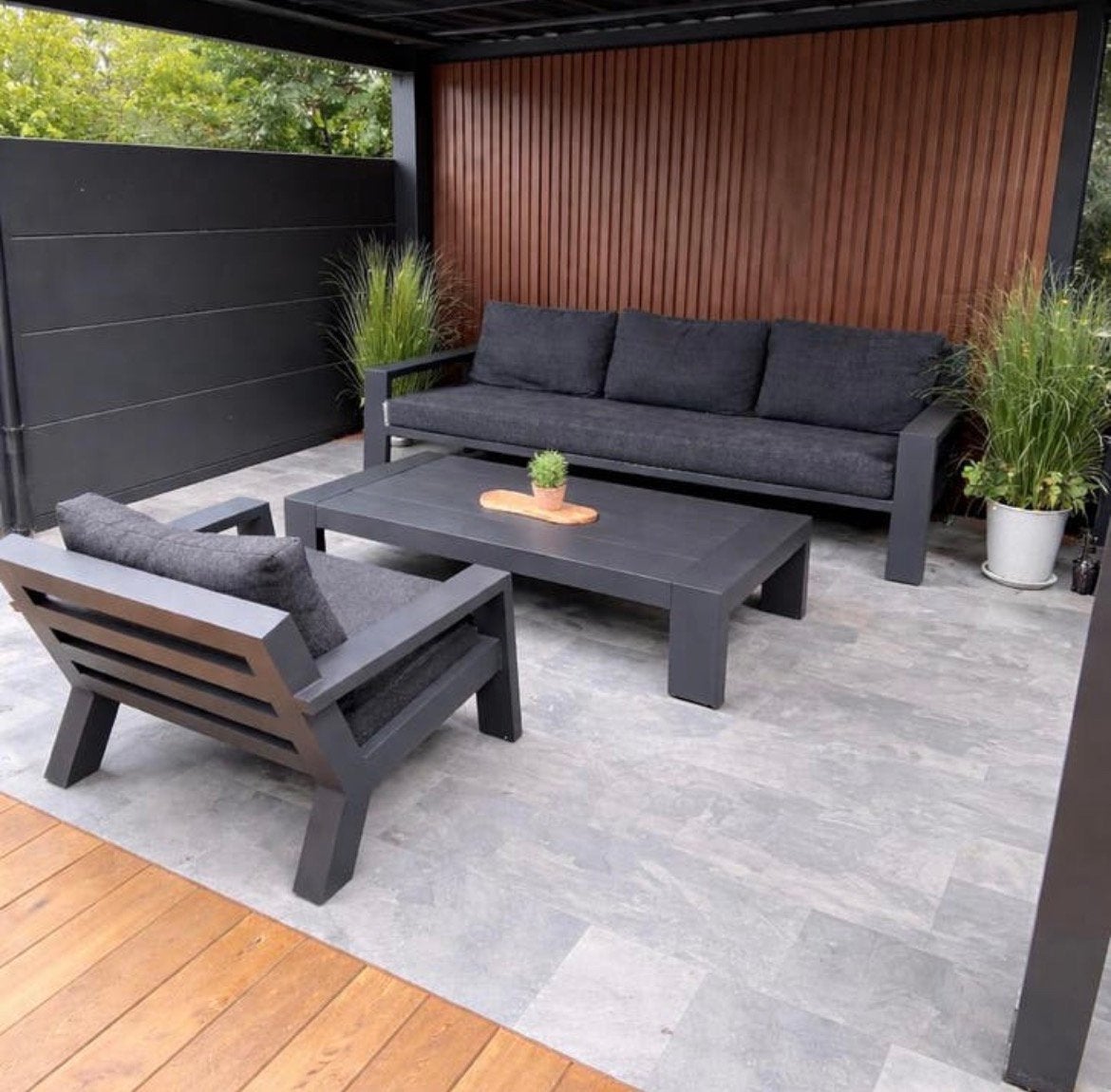Borek Viking tuinset, Ophalen, Zo goed als nieuw, Aluminium