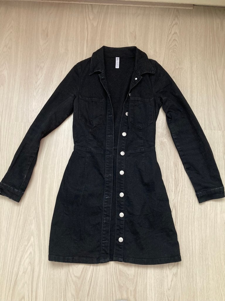 Zara, zwarte herfstjas dames, maat XS, Nieuw, Ophalen of Verzenden, Maat 34 (XS) of kleiner, Zara