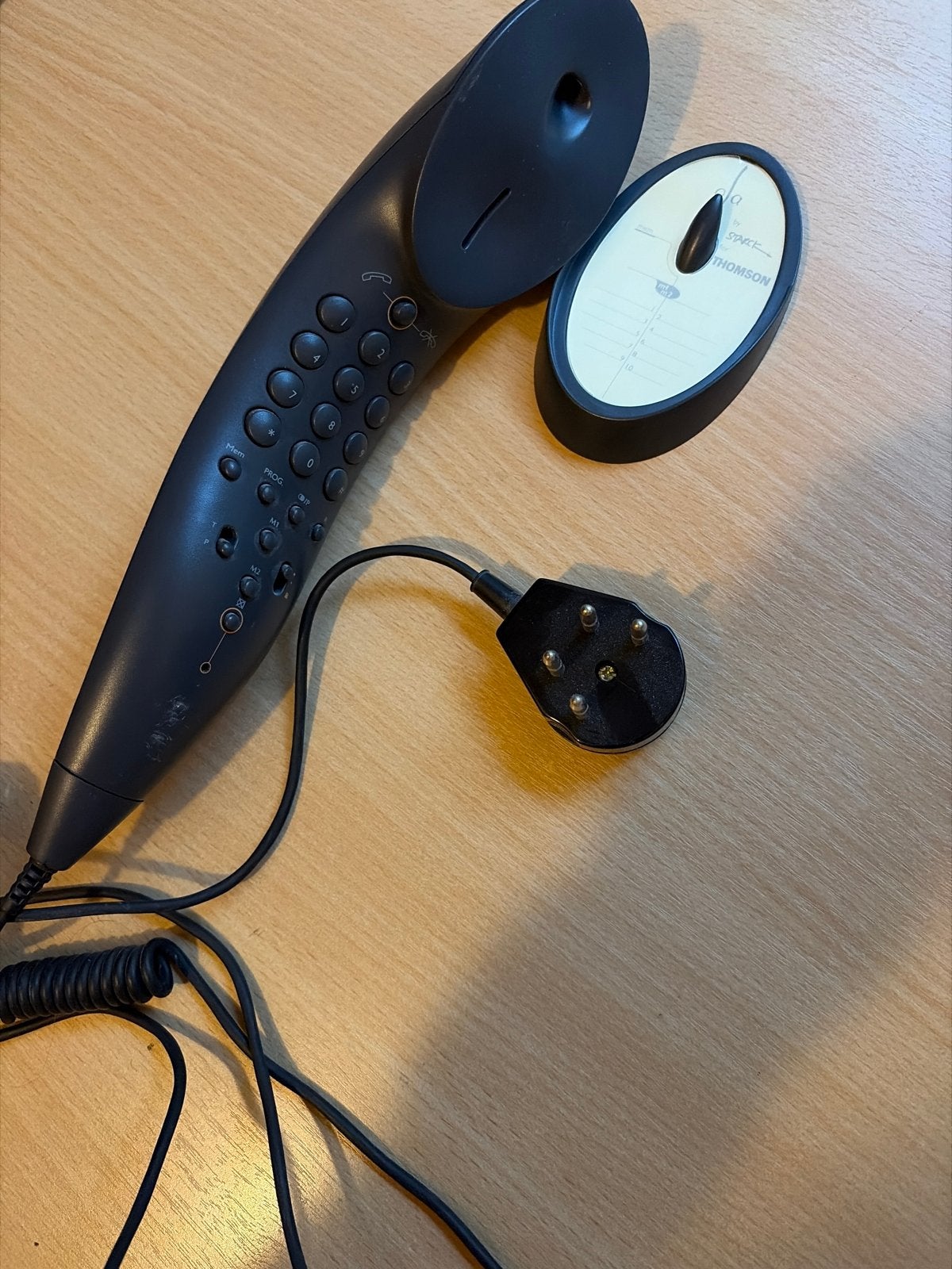 Thomson Starck Telefoon - Zwart, met druktoetsen, Telecommunicatie, Vaste telefoons | Niet Draadloos, Ophalen, Nieuw