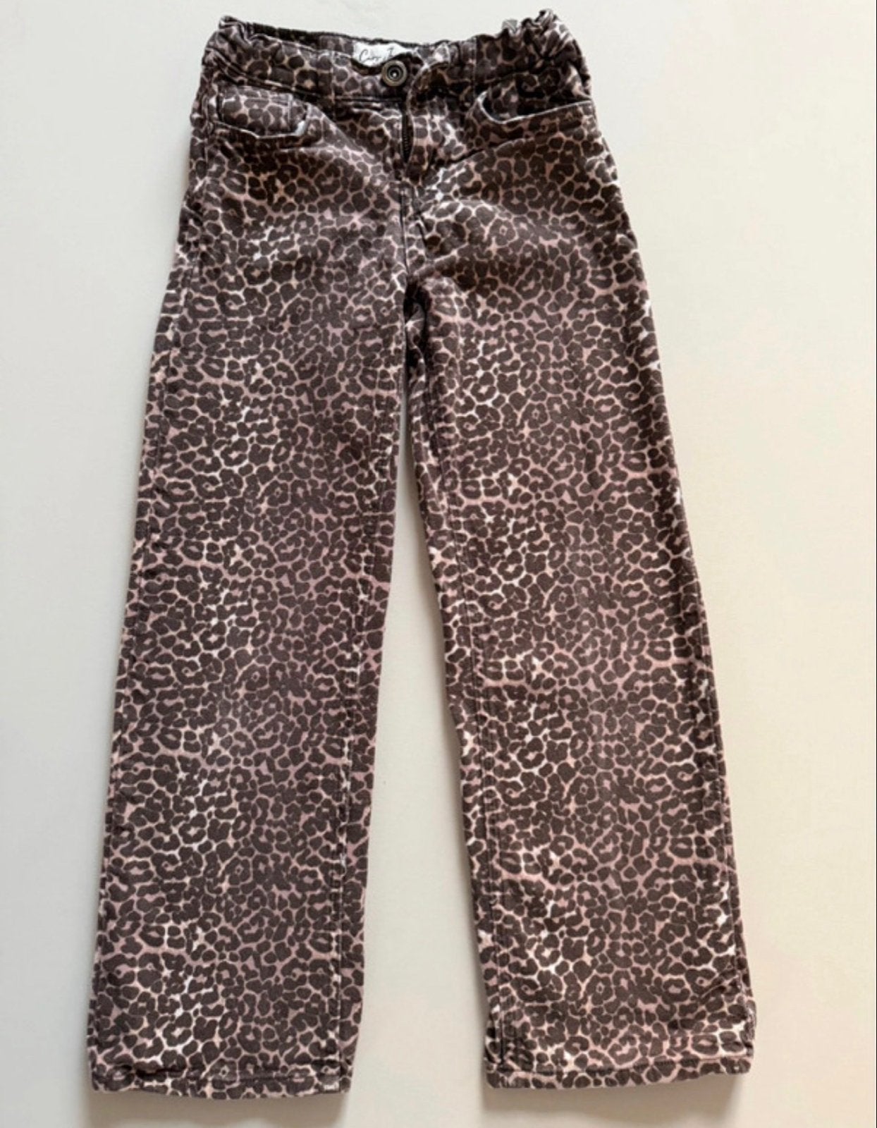 Cars Jeans panterprint wide leg broek maat 10 (140), Ophalen of Verzenden, Gebruikt, Meisje, Broek