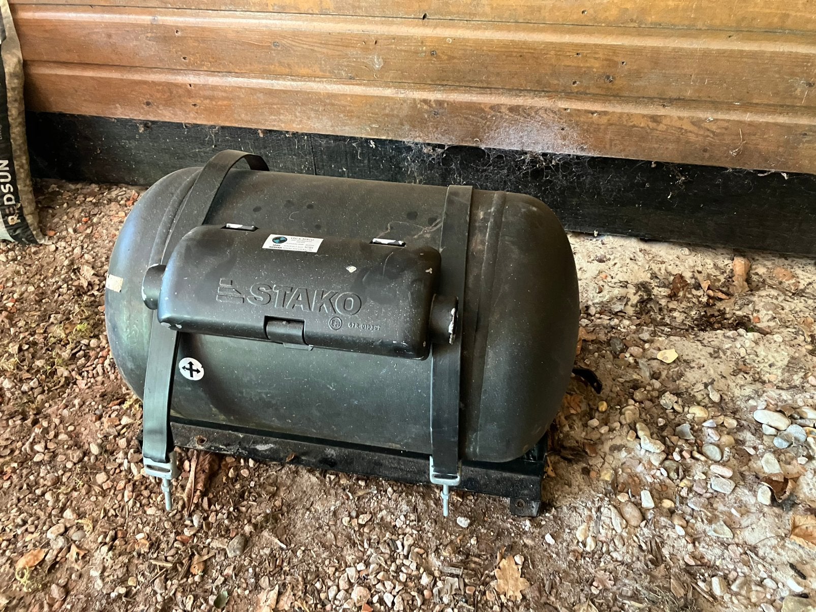 55L lpg tank starko, Ophalen, Gebruikt