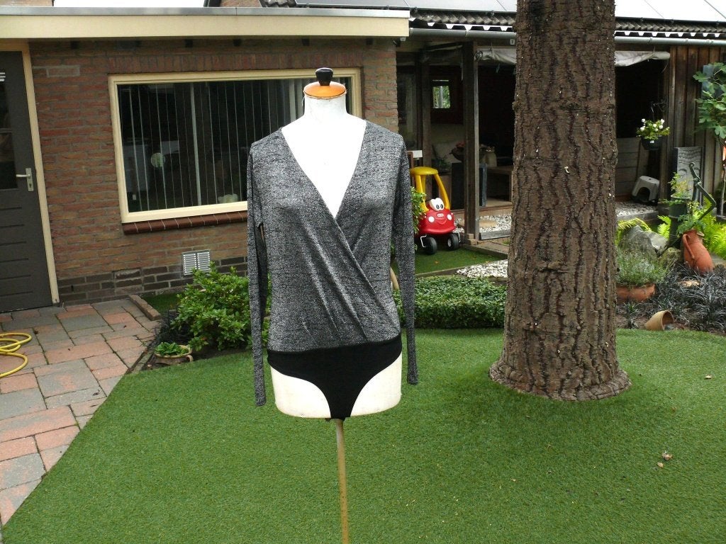 ONLY shirt romper top maat M als nieuw, Maat 38/40 (M), Only, Zwart, Ophalen of Verzenden
