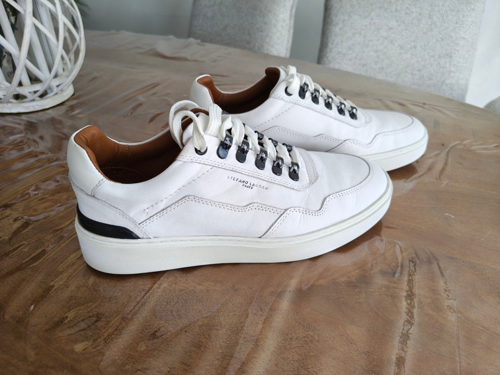Stefano Lauran Paris (41,5) NIEUW!, Kleding | Heren, Wit, Nieuw, Ophalen of Verzenden, Veterschoenen