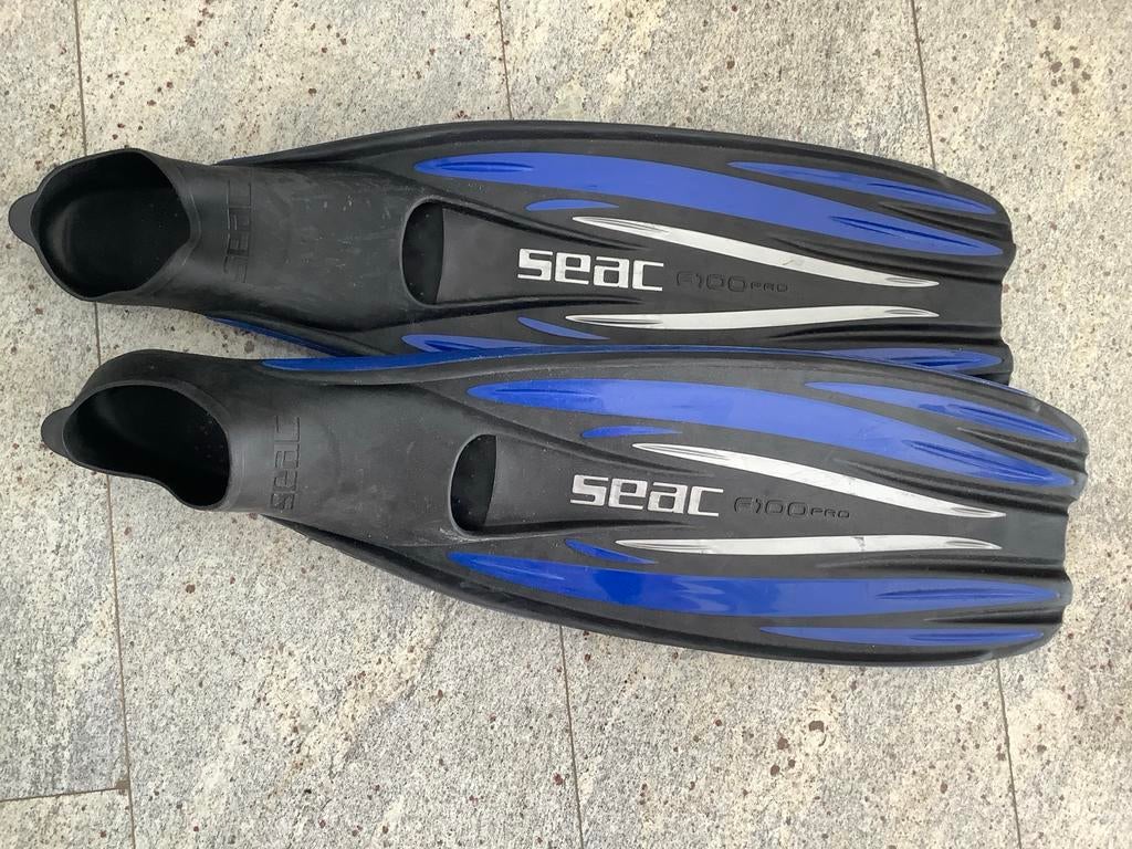 SEAC F100 Pro Zwemvliezen - Maat 42, Watersport en Boten, Duiken, Ophalen of Verzenden, Gebruikt, Zwem- of Duikvliezen
