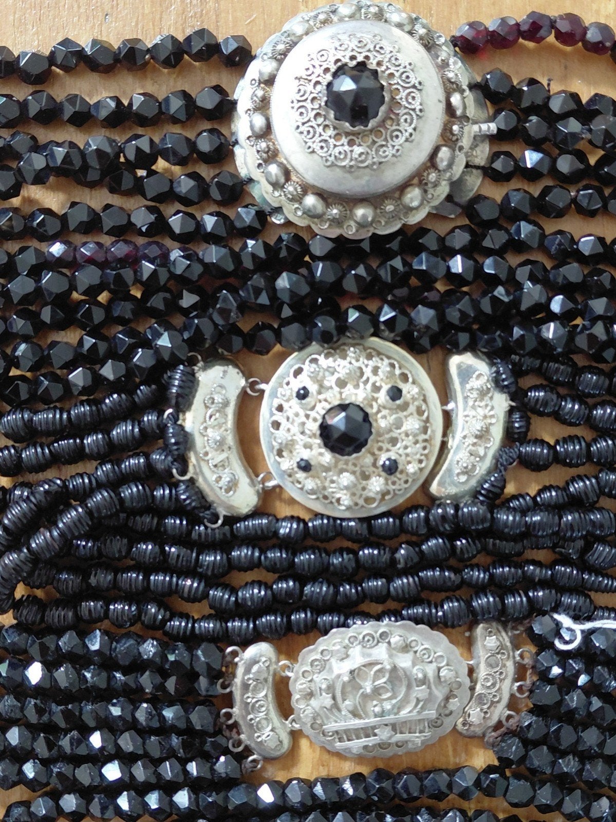 klederdracht sieraden rouw,UNIEK! verzamelaars!!, Verzenden, Overige materialen, Ketting