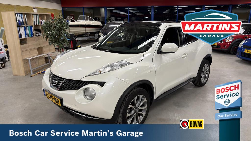 Nissan Juke 1.6 Connect Edition, Auto's, Nissan, Euro 5, Stof, 4 cilinders, Wit