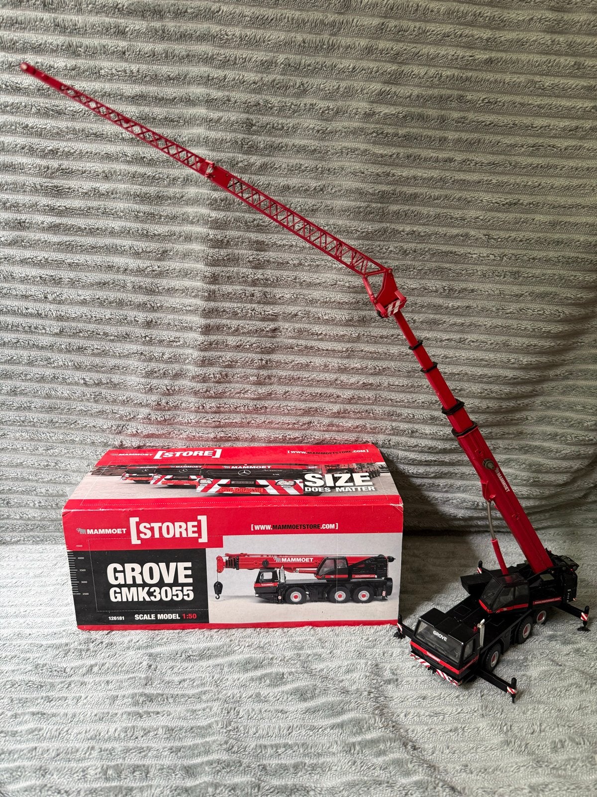Mammoet Grove GMK3055 Kraanmodel 1:50, Overige merken, 1:50 of kleiner, Overige typen, Ophalen of Verzenden