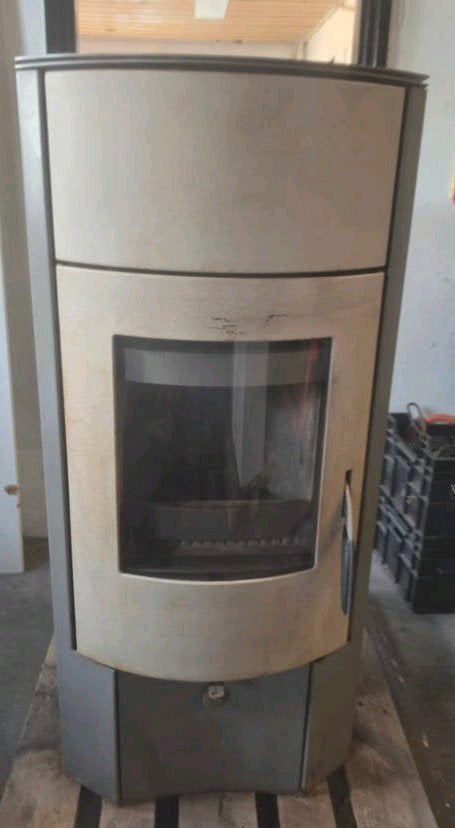RIKA Tavo Aqua CV-Houtkachel (10 kW) met Speksteen – Warmte, Huis en Inrichting, Ophalen, Gebruikt, Vrijstaande haard, Houthaard