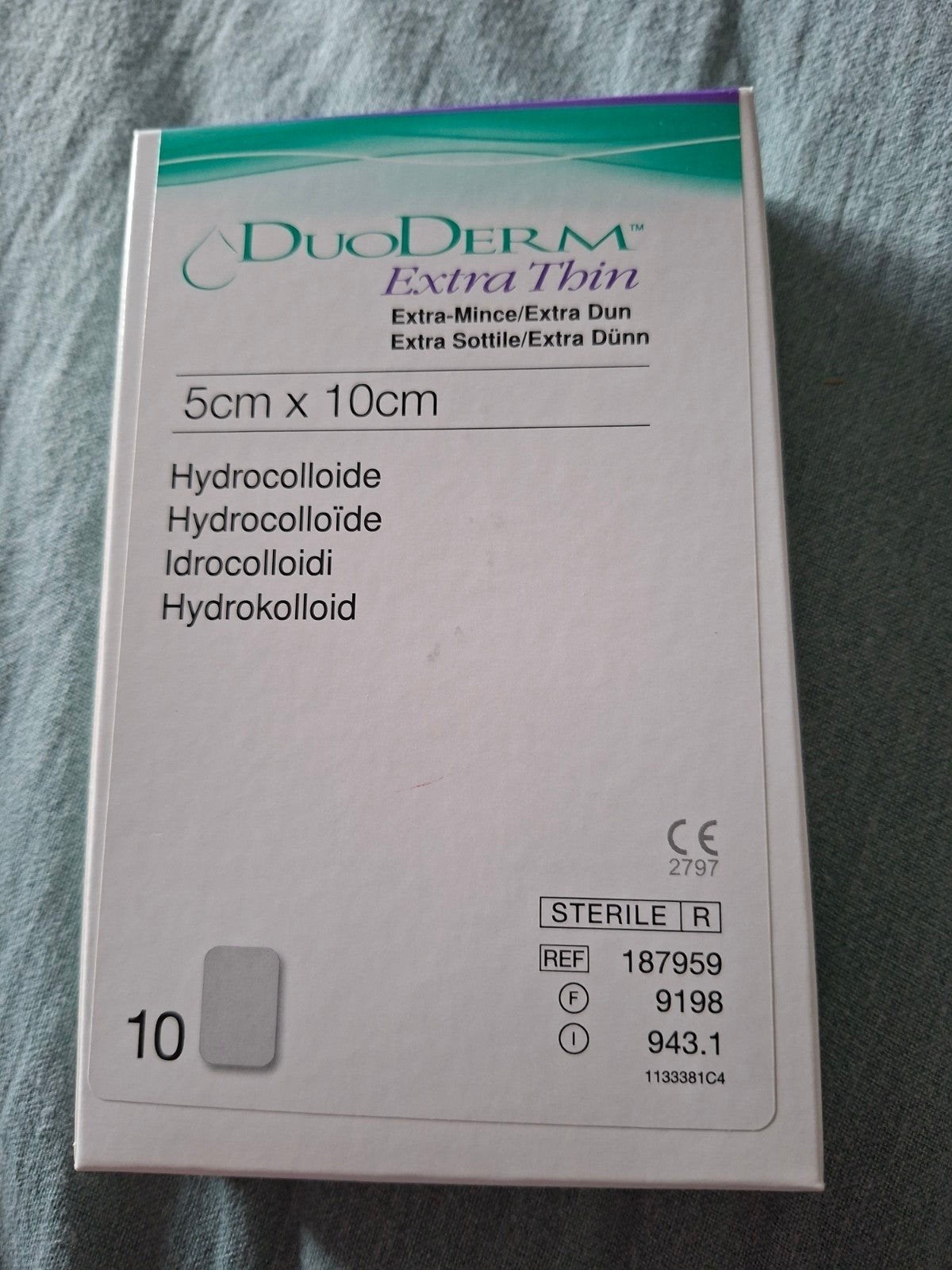 hydrocolloïd wondverband, Ophalen