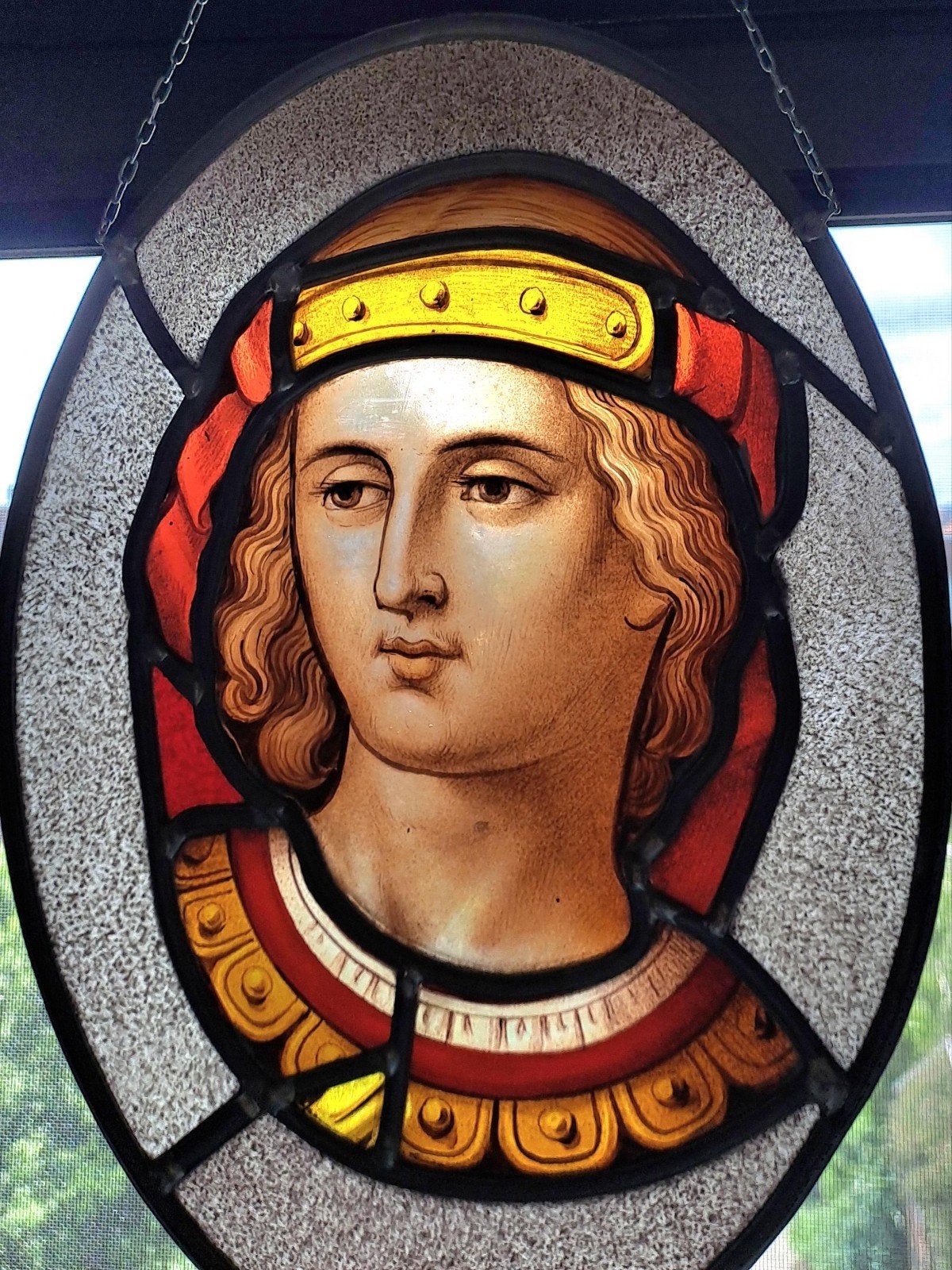 Gebrandschilderd glas in lood, Seizoenskaart, Eén persoon