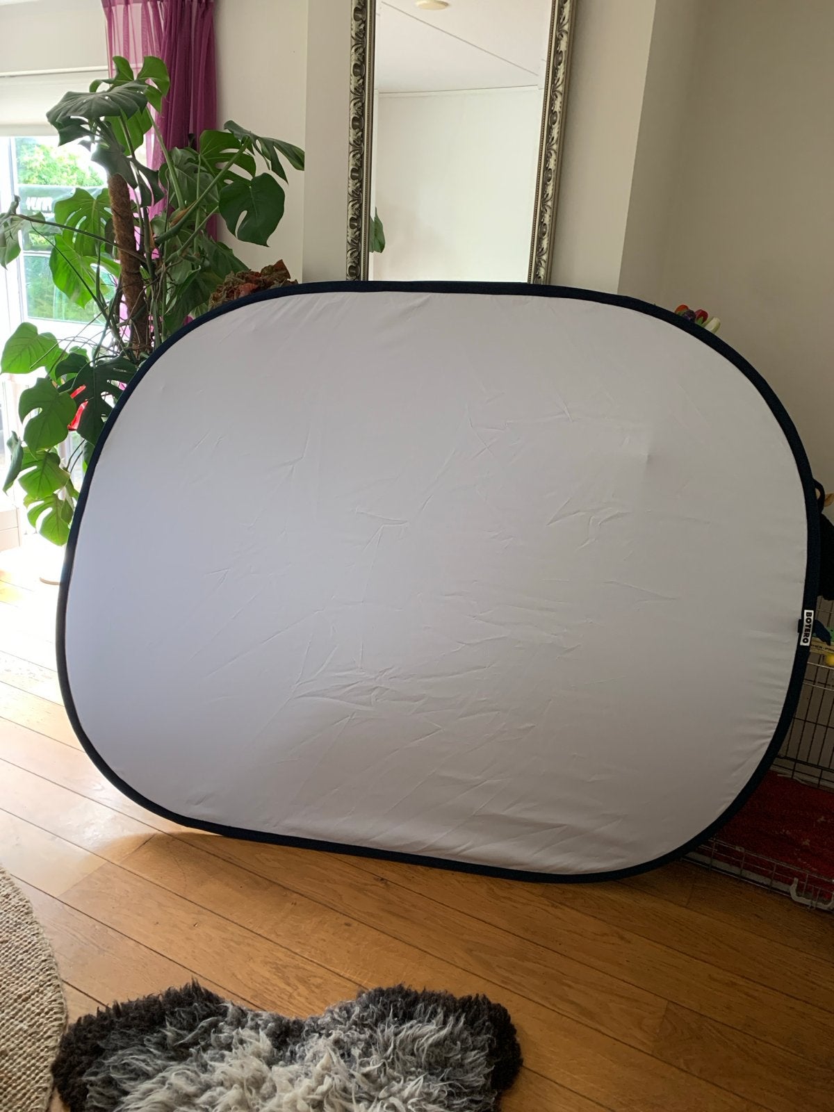 Botero Opvouwbaar dubbelzijdig Achtergronddoek Wit/Zwart, Audio, Tv en Foto, Fotografie | Fotostudio en Toebehoren, Opvouwbaar