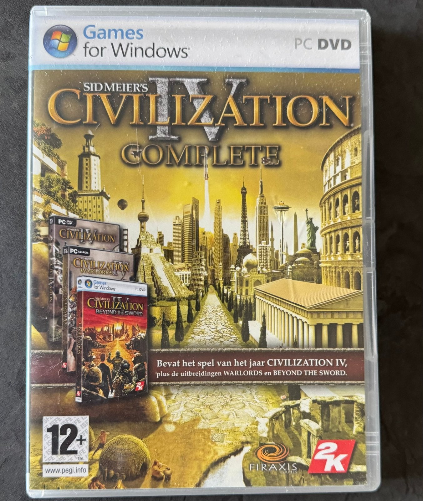 Retro PC game Civilization 4, Spelcomputers en Games, 1 speler, Ophalen of Verzenden, Zo goed als nieuw, Strategie en Constructie