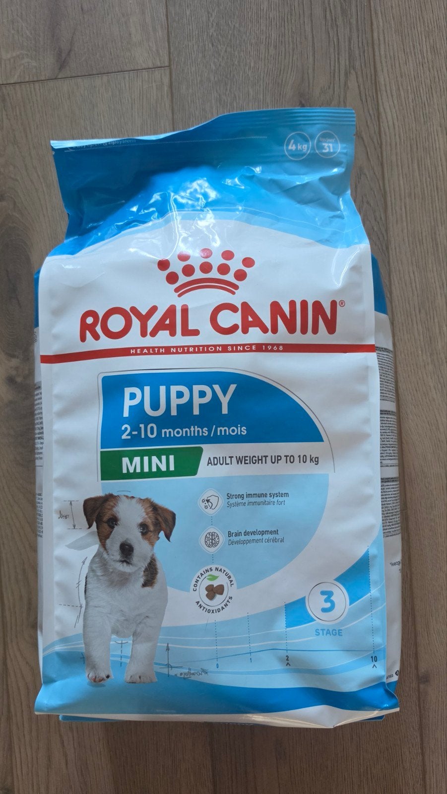 Royal Canin mini puppy hondenvoer 4kg, Ophalen of Verzenden, Nieuw