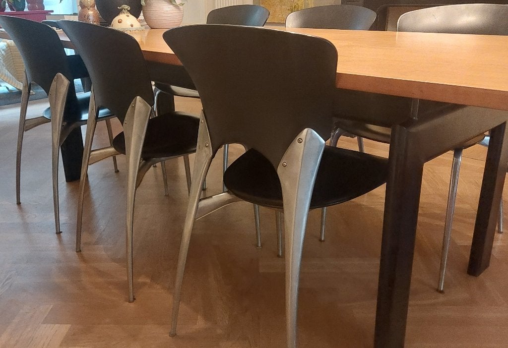 eetkamerstoelen Silla Driade, Ophalen, Gebruikt, Zwart, Vier