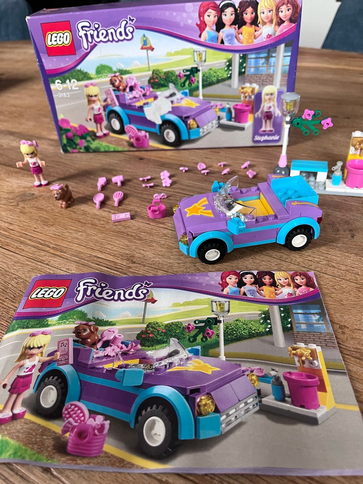 Lego Friends Stephanie's Cabrio 3183 - Mist kroontje, Kinderen en Baby's, Speelgoed | Duplo en Lego, Lego, Friends, Ophalen of Verzenden