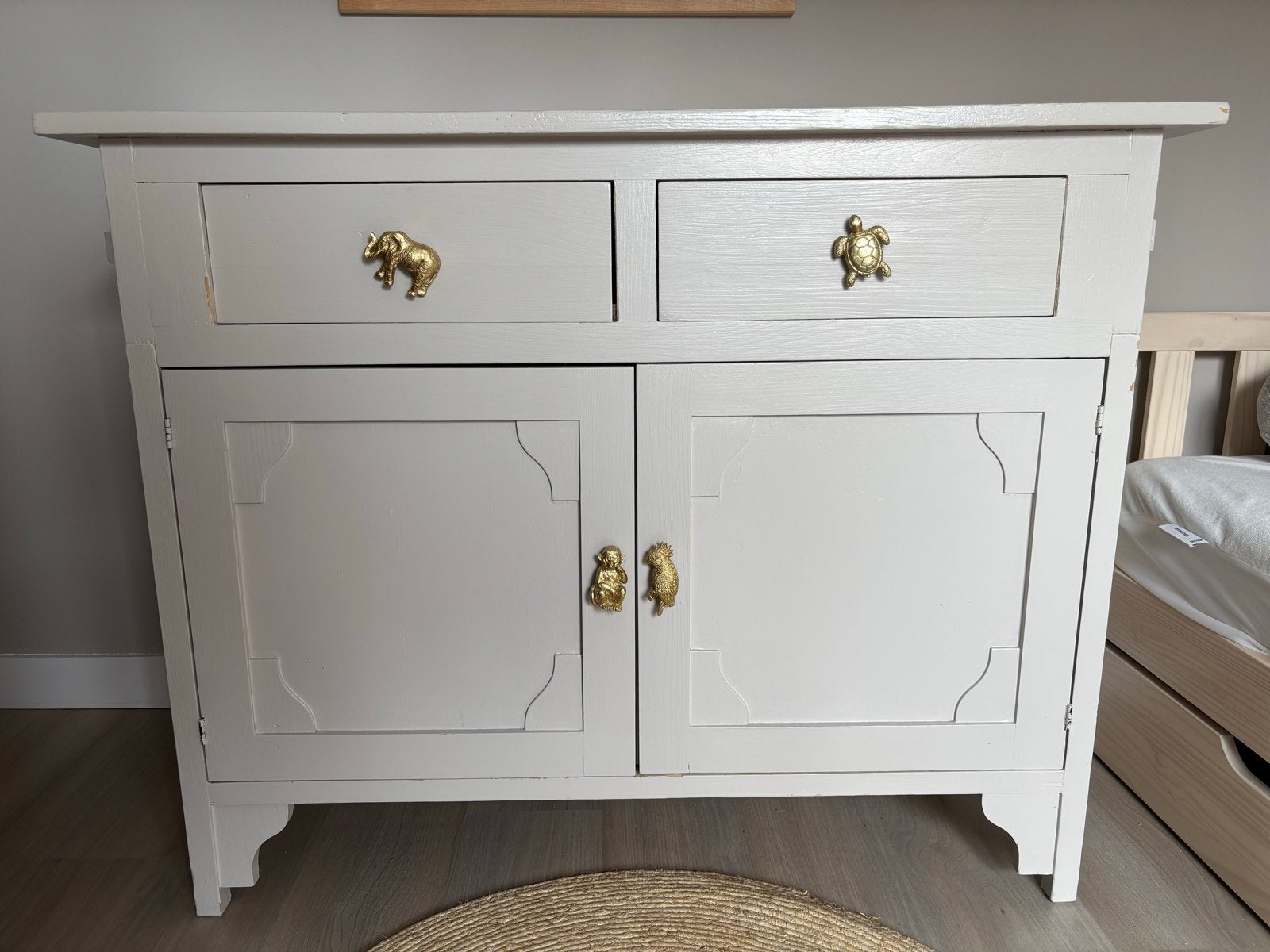 Commode Urban Taupe met originele knoppen, Ophalen, 50 tot 70 cm, 100 cm of meer, Zo goed als nieuw