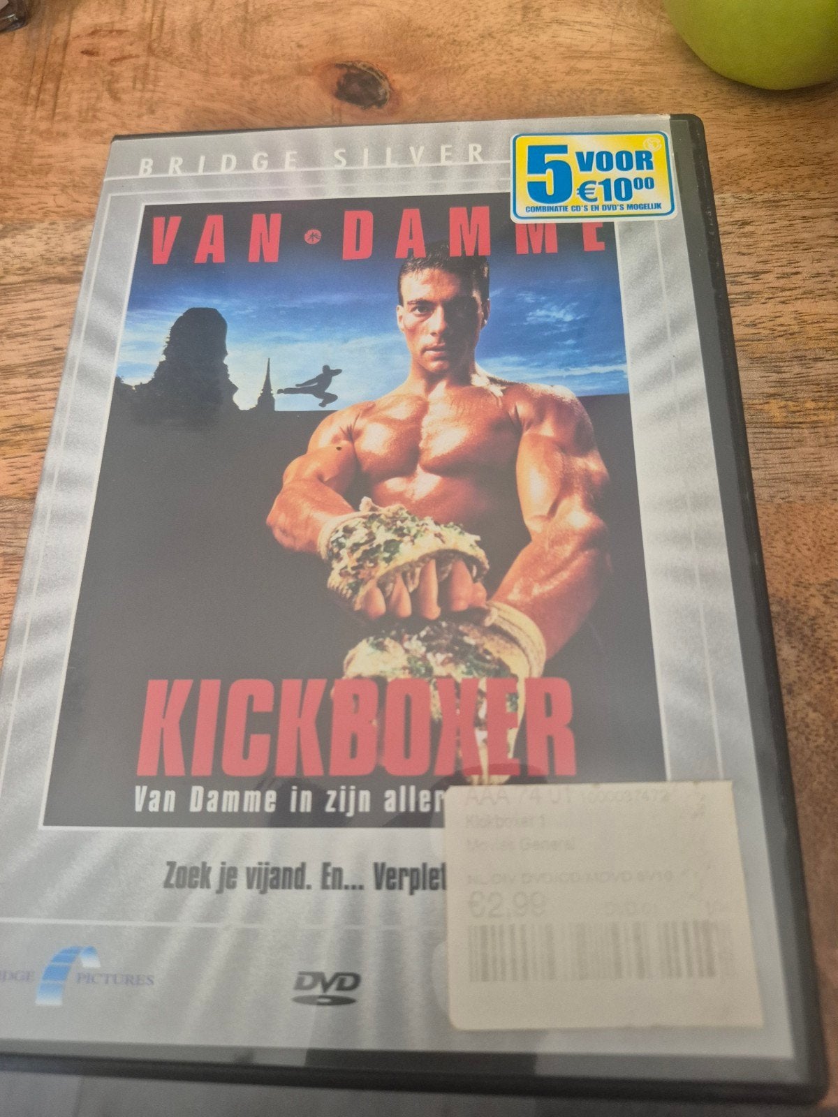 Kickboxer (DVD) - Jean-Claude Van Damme Actieklassieker, Ophalen of Verzenden