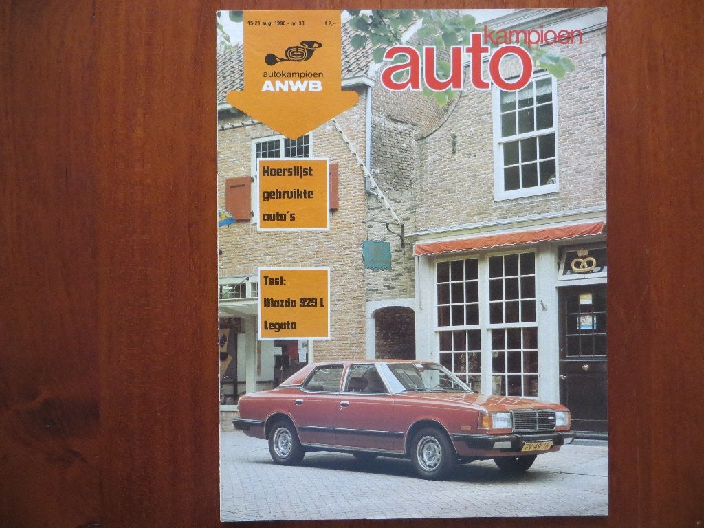 Autokampioen 33 1980 test: Mazda 929 L Legato aut., VW 1981, Ophalen of Verzenden, Nieuw, Mazda