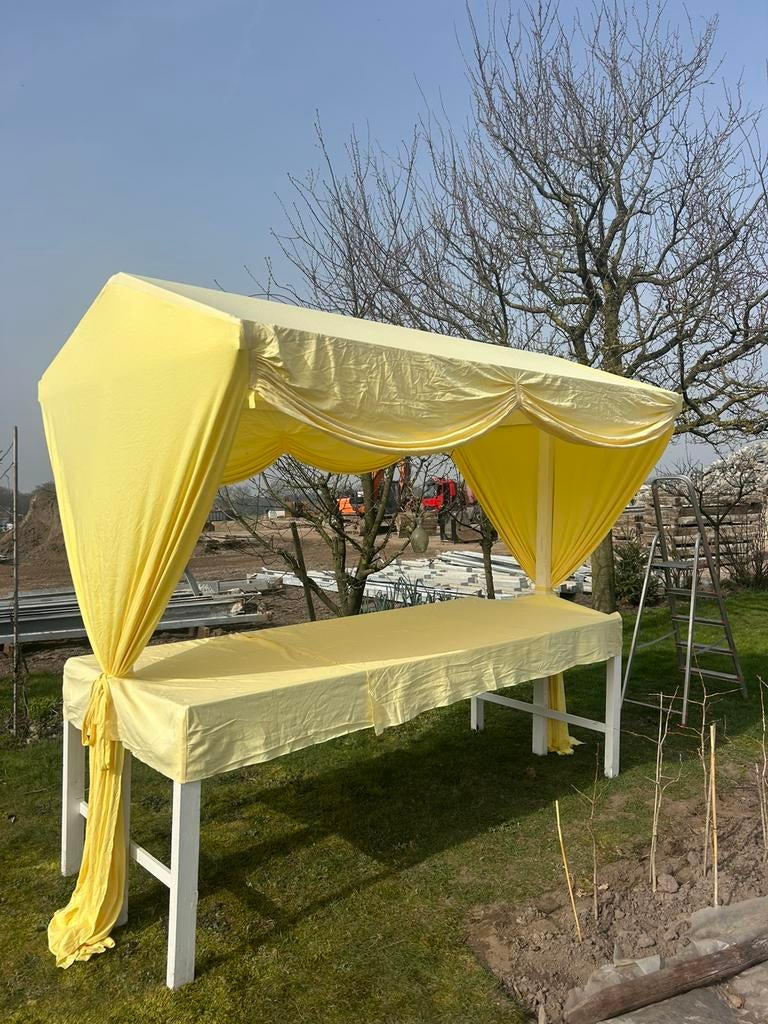 Marktkraam / kraam, Tuin en Terras, Partytenten, Zo goed als nieuw, Overige typen, 2 meter of meer, Minder dan 5 meter, Minder dan 4 meter