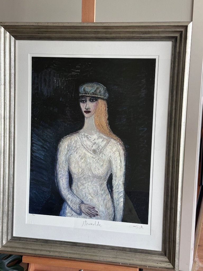 Strawalde giclee ingelijst, Ophalen