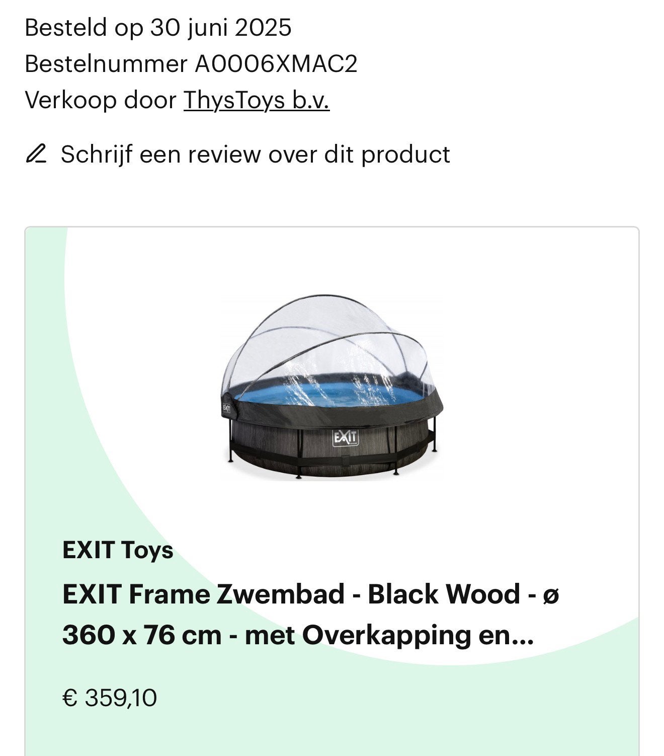 Mooi zwembad, Ophalen of Verzenden, Zo goed als nieuw