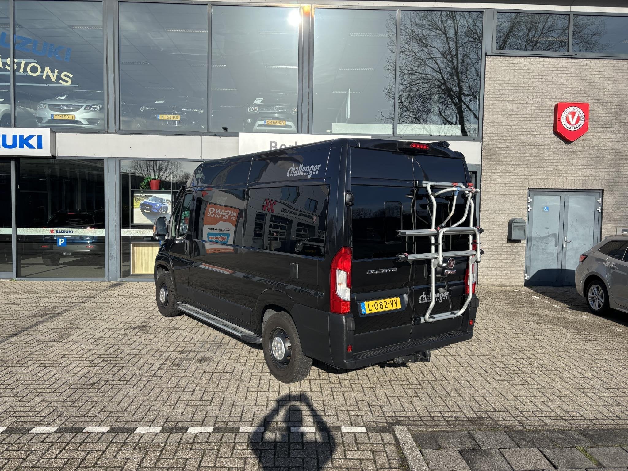 Fiat Fiat ducato Challenger | Camper | Koelkast | Verwarming, Buscamper of Camperbus, Fietsendrager, Bedrijf, Fiat