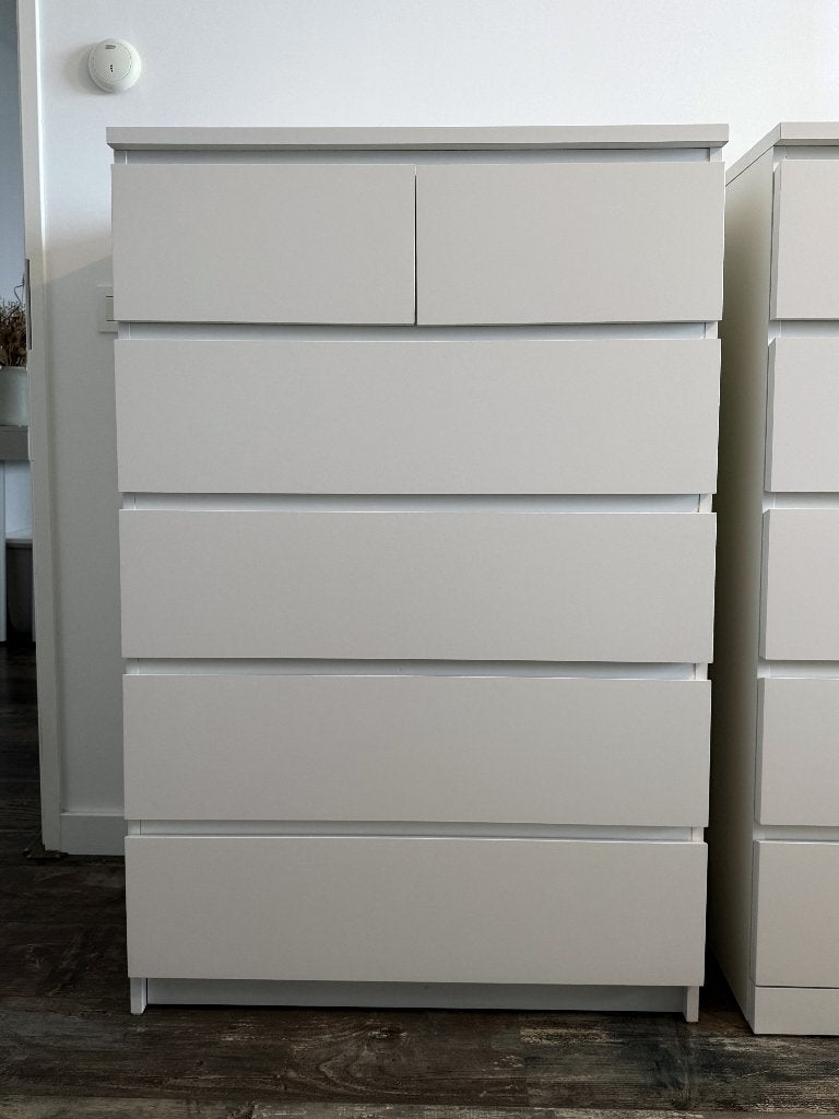 IKEA MALM ladekast 6 laden – vanaf december, Ophalen, Gebruikt, 5 laden of meer, 50 tot 100 cm