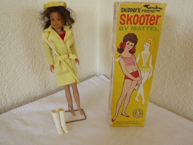 Skooter Skipper's Friend Stock no 1040 Brunette Mattel Japan, Ophalen of Verzenden