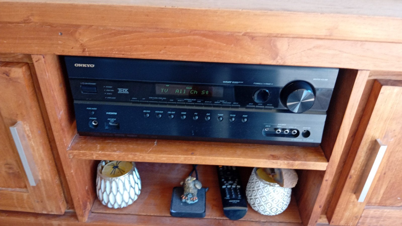 Onkyo Receiver met HDMI en RDS - Inclusief Afstandsbediening, Ophalen, 120 watt of meer, Onkyo, Gebruikt