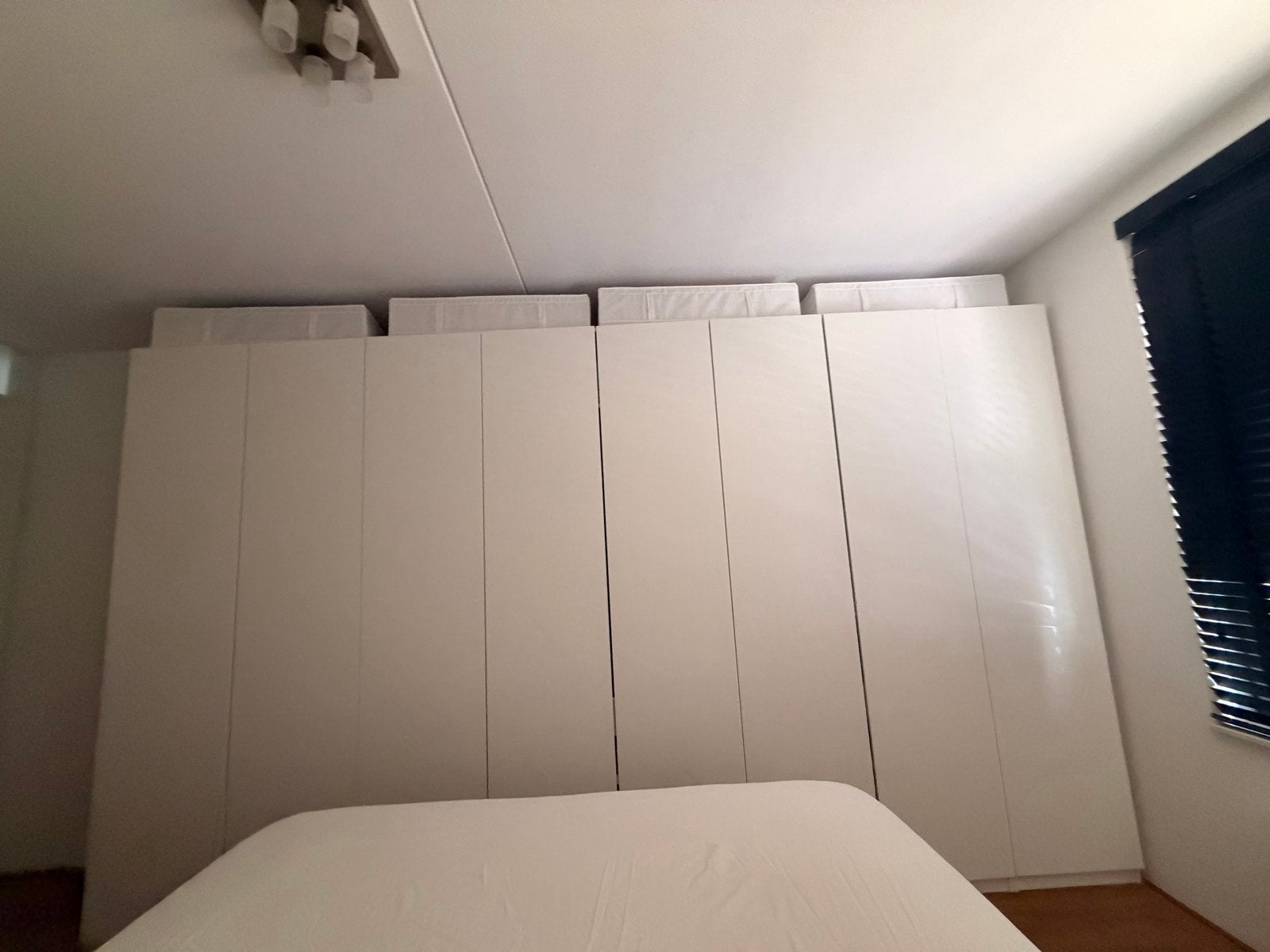 IKEA Pax Kast 4 meter met lades, planken en hangrek, Ophalen, Gebruikt, 200 cm of meer, Glas