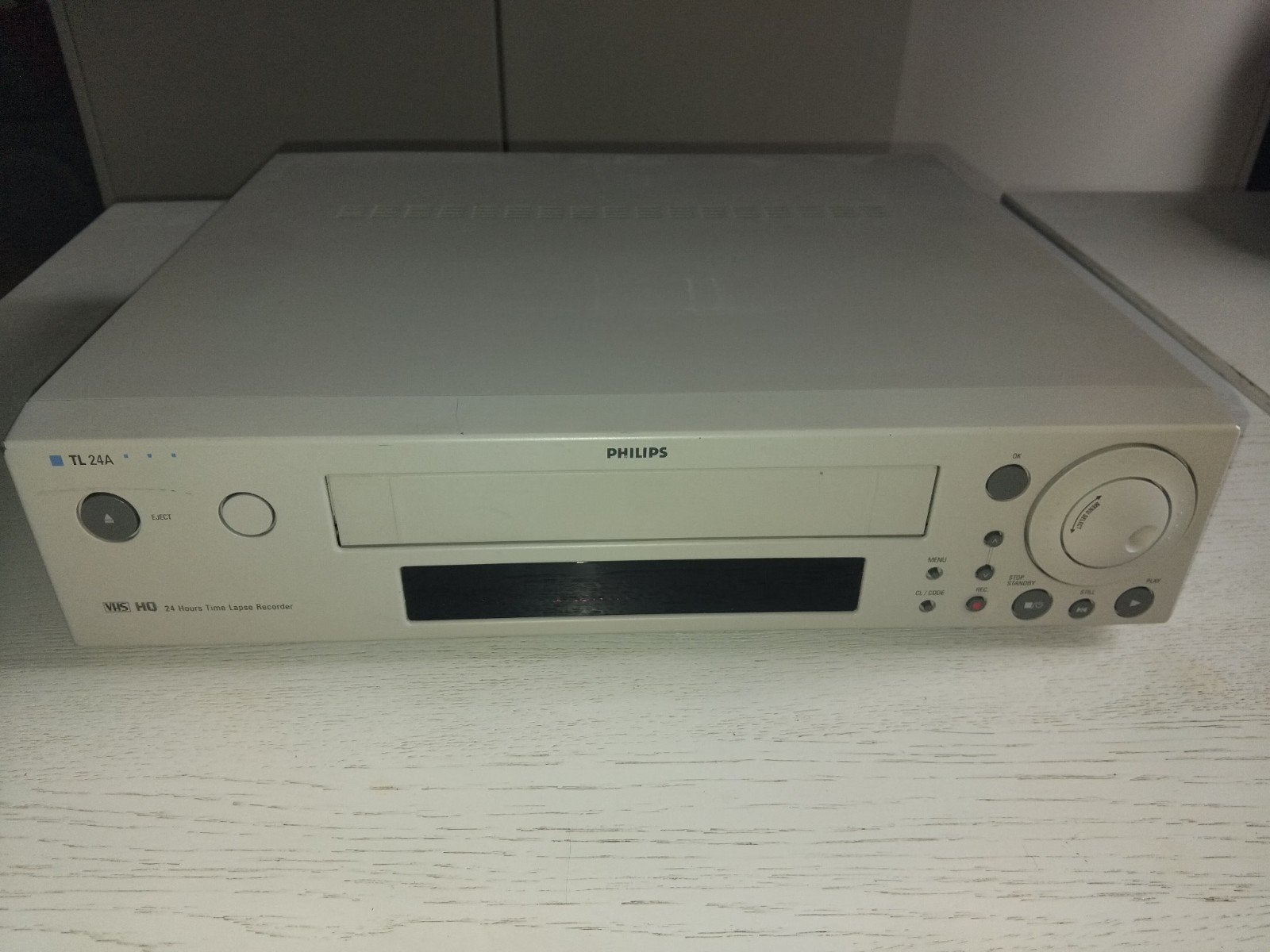 Philips TL24A VHS HQ 24 Hours Time Lapse Recorder, Ophalen, Gebruikt, VHS-speler of -recorder