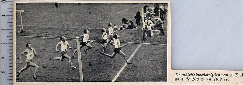 Amsterdam 1941, ADA- atletiekwedstrijden op sintelbaan, Verzenden, 1940 tot 1960, Gebruikt, Overige onderwerpen