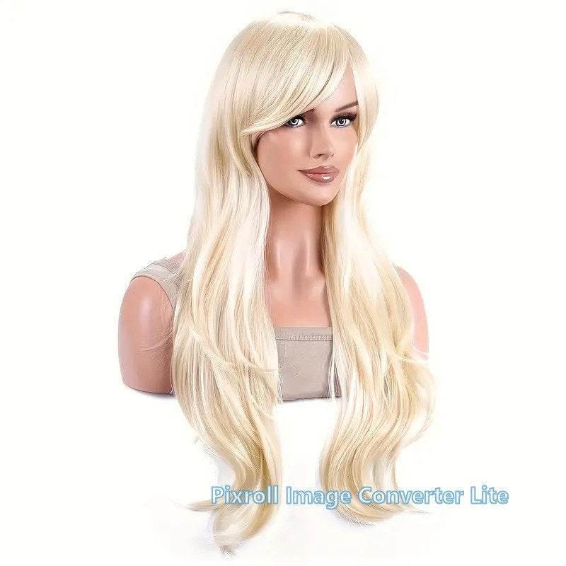 P17 lange blonde pruik..........nieuw, Ophalen of Verzenden, Nieuw, Pruik of Haarverlenging